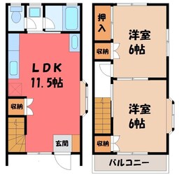 樹園ハイツの物件間取画像